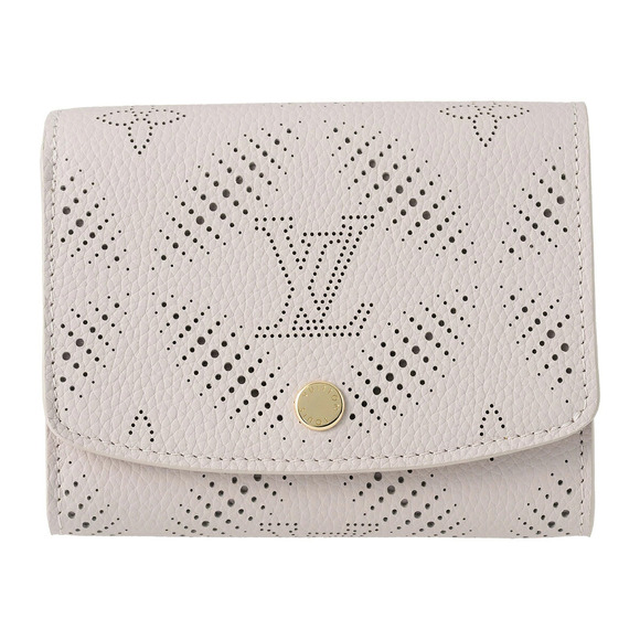 Louis Vuitton Handbags - Louis Vuitton Bifold Wallet Mahina Portefeuille Iris Leather Greige Gray